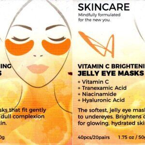 LA Splash Cosmetics Vitamin C Brightening Jelly Eye Masks 40 pcs. 20 pairs (Set)